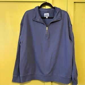 Goodfellow Navy Quarter Zip